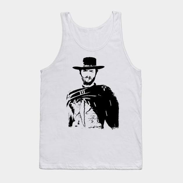 Blondie - Clint Eastwood Tank Top by phatvo